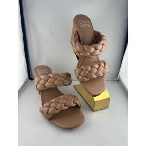 Madden NYC Braided Block Heel Sandals Size:8 VGUC